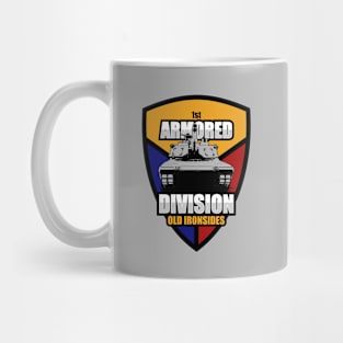 M1 Abrams 1st Armored Division (Front & Back logo) Mug